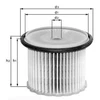 Image de Filtre À Carburant Kx 63/1 Mahle Mahle Kx63/1 Citroen;Fiat;Hyundai;Lancia;Peugeot