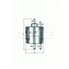 Image de Filtre À Carburant Kl 87 Mahle Mahle Kl87 Mercedes-Benz