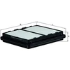 Image de Filtre À Air 848 Mahle Mahle Lx848 Honda;Rover