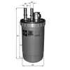 Image de Filtre À Carburant Kl 173 Mahle Mahle Kl173 Ford