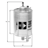 Image de Filtre À Carburant Kl 149 Mahle Mahle Kl149 Alpina;Bmw