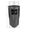 Image de Filtre À Carburant Kc 182 Mahle Mahle Kc182 Iveco;Jeep