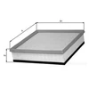 Image de Filtre À Air Lx 1602 Mahle Mahle Lx1602 Chevrolet;Opel;Vauxhall