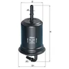 Image de Filtre À Carburant Kl 456 Mahle Mahle Kl456 Toyota
