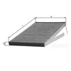 Image de Filtre, Air De L'Habitacle Lak 58 Mahle Mahle Lak58 Audi