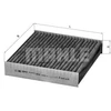 Image de Filtre, Air De L'Habitacle Lak 96 Mahle Mahle Lak96 Smart