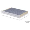 Image de Filtre, Air De L'Habitacle Lak 73/S Mahle Mahle Lak73/S Alpina;Bmw
