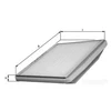 Image de Filtre, Air De L'Habitacle La 39 Mahle Mahle La39 Renault