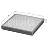 Image de Filtre, Air De L'Habitacle La 84 Mahle Mahle La84 Mg;Rover