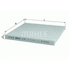 Image de Filtre, Air De L'Habitacle La 60 Mahle Mahle La60 Renault