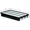 Image de Filtre À Air 1740 Mahle Mahle Lx1740 Isuzu;Lotus;Opel;Vauxhall