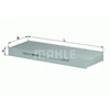 Image de Filtre, Air De L'Habitacle La 289 Mahle Mahle La289 Nissan