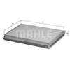 Image de Filtre, Air De L'Habitacle La 79 Mahle Mahle La79 Volvo