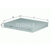 Image de Filtre, Air De L'Habitacle La 100 Mahle Mahle La100 Honda;Rover