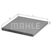 Image de Filtre, Air De L'Habitacle La Mahle Mahle La301 Hyundai;Kia