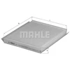 Image de Filtre, Air De L'Habitacle La 362 Mahle Mahle La362 Chevrolet;Daewoo