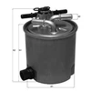Image de Filtre À Carburant Kl 404/16 Mahle Mahle Kl404/16 Dacia;Renault;Suzuki