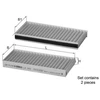 Image de Filtre, Air De L'Habitacle La 392/S Mahle Mahle La392/S Ssangyong