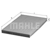 Image de Filtre, Air De L'Habitacle La 396 Mahle Mahle La396 Nissan