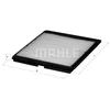 Image de Filtre, Air De L'Habitacle La 404 Mahle Mahle La404 Nissan
