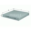 Image de Filtre, Air De L'Habitacle La 424 Mahle Mahle La424 Citroen;Fiat;Isuzu;Mitsubishi;Peugeot