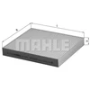 Image de Filtre, Air De L'Habitacle La Mahle Mahle La460 Chrysler;Infiniti;Lancia;Volkswagen