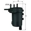Image de Filtre À Carburant Kl 633d Mahle Mahle Kl633d Nissan;Renault