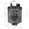 Image de Filtre À Carburant Kl 638 Mahle Mahle Kl638 Renault