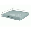 Image de Filtre, Air De L'Habitacle La 472 Mahle Mahle La472 Cadillac;Chevrolet;Opel;Saab;Vauxhall