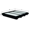 Image de Filtre À Air 2690 Mahle Mahle Lx2690 Chevrolet;Daewoo