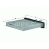 Image de Filtre, Air De L'Habitacle Lak 589 Mahle Mahle Lak589 Mitsubishi