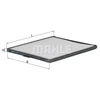 Image de Filtre, Air De L'Habitacle La 624 Mahle Mahle La624 Chevrolet;Daewoo