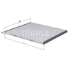 Image de Filtre, Air De L'Habitacle La 659 Mahle Mahle La659 Fiat