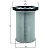 Image de Filtre À Carburant Kx 341 Mahle Mahle Kx341 Porsche;Volkswagen