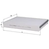 Image de Filtre, Air De L'Habitacle La 875 Mahle Mahle La875 Ford;Volvo