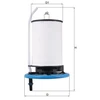 Image de Filtre À Carburant Kx 398 Mahle Mahle Kx398 Alfa Romeo;Citroen;Fiat;Jeep;Lancia;Maserati;Opel;Peugeot;Vauxhall