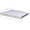 Image de Filtre, Air De L'Habitacle La 947 Mahle Mahle La947 Ford