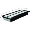 Image de Filtre À Air 2027 Mahle Mahle Lx2027 Daihatsu;Nissan