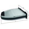 Image de Filtre, Air De L'Habitacle La 413 Mahle Mahle La413 Mercedes-Benz