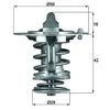 Image de Thermostat, Liqiuide De Refroidissement Behr Mahle Tx8376d Mitsubishi