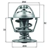 Image de Thermostat, Liquide De Refroidissement Mahle Tx17388d Citroen;Peugeot