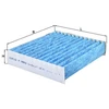 Image de Filtre, Air De L'Habitacle Caremetix® Lao 251 Mahle Mahle Lao251 Mitsubishi;Smart