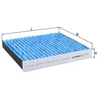 Image de Filtre, Air De L'Habitacle Caremetix® Lao 436 Mahle Mahle Lao436 Citroen;Fiat;Isuzu;Mitsubishi;Peugeot
