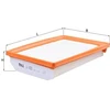 Image de Filtre À Air 4333 Mahle Mahle Lx4333 Fiat
