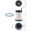 Image de Filtre À Carburant Kx 494d Mahle Mahle Kx494d Audi;Volkswagen