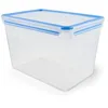 Image de EMSA 508549 Boîte alimentaire rectangulaire avec couvercle, 10.6 Litres, Transparent/bleu, Clip & Close en occasion ou reconditionné