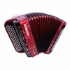 Image de Nova II 80A - Accordéon chromatique à boutons - rouge (+ housse)