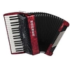Image de Bravo III 72 rouge, accordéon Silent Key