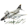 Image de kit modèle F-4J Phantom II 1:72 vert 85 pièces