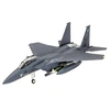 Image de kit modèle F-15E Strike Eagle & Bombs 1:144 gris 70-pièces
